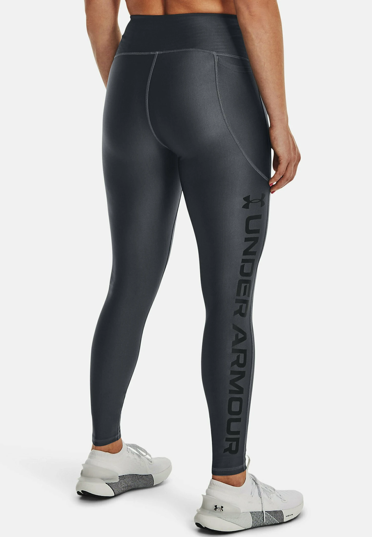 Under Armour BRANDED - Legginsy - Pitch Gray - obrazek 3