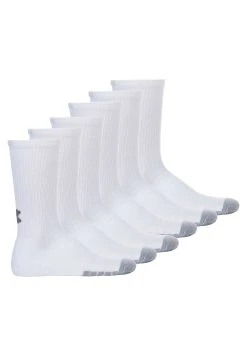 Under Armour UNISEX SPORT 6 PAAR - UA HEATGEA - Skarpety - Weiss