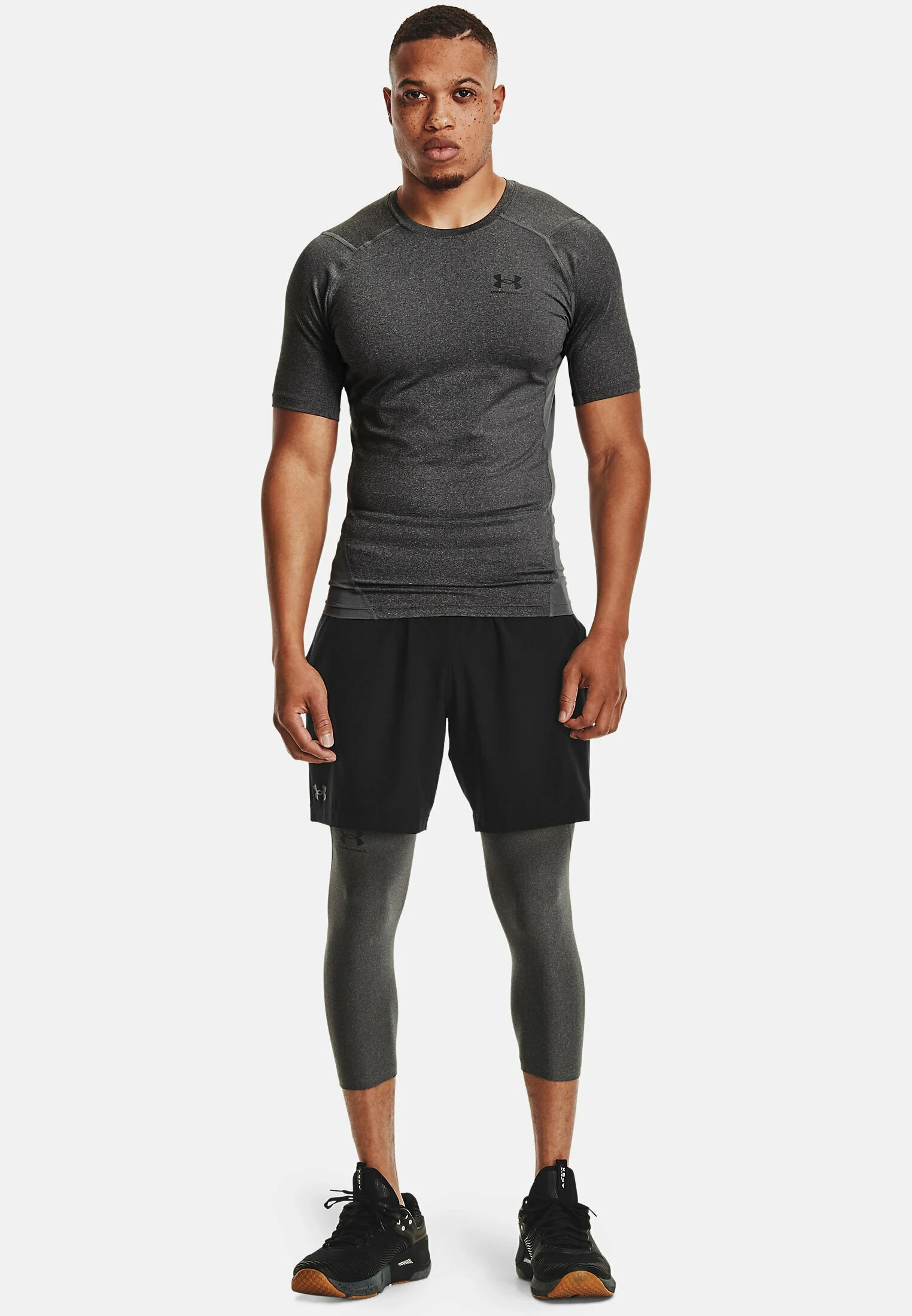 Under Armour LEGGING - Legginsy - Carbon Heather - obrazek 2