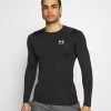 Under Armour HEATGEAR ARMOUR - Bluzka Z Długim Rękawem - Black