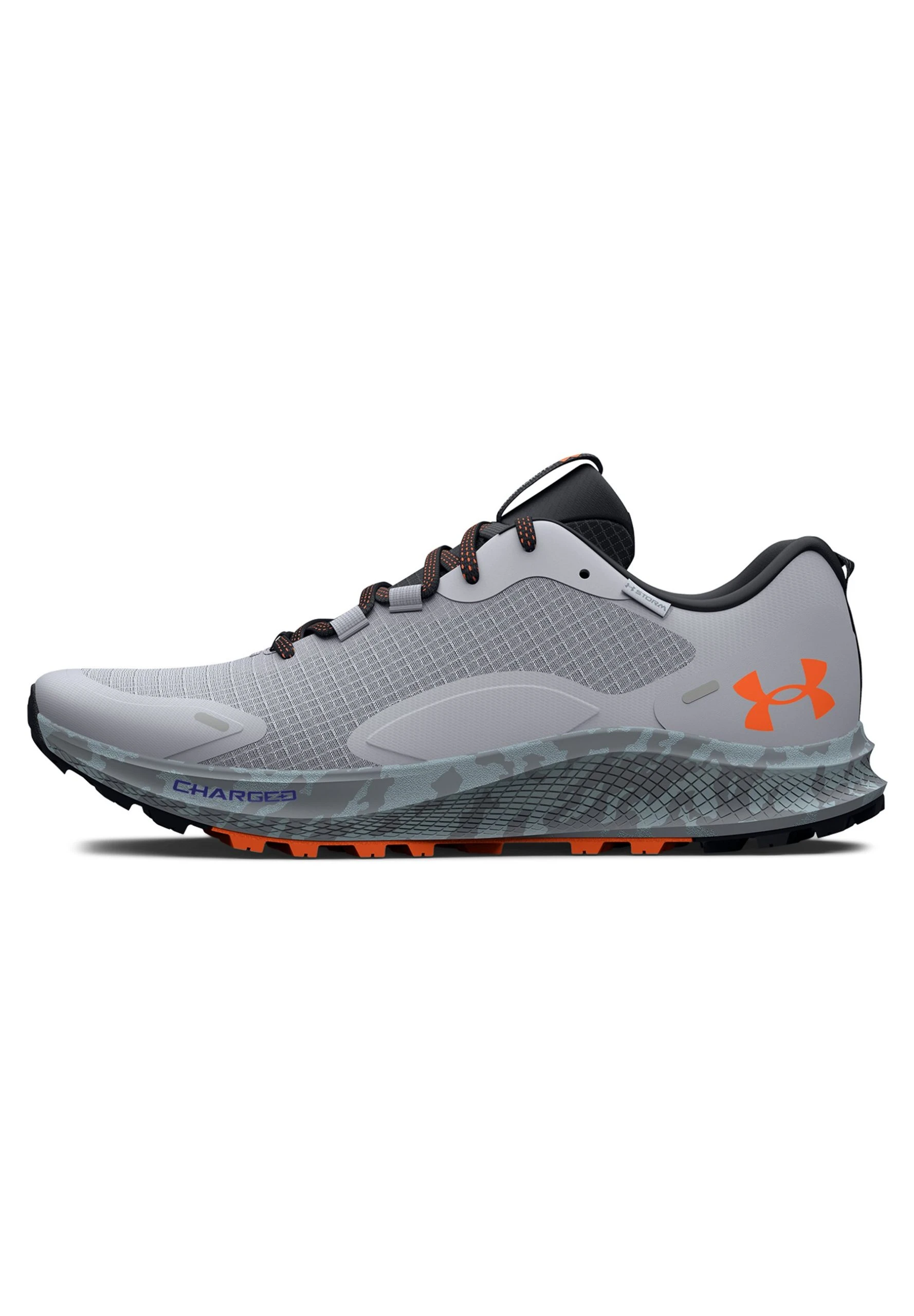 Under Armour UA CHARGED BANDIT TR 2 SP - Obuwie Do Biegania Szlak - Mod Gray / Black / Orange Blast