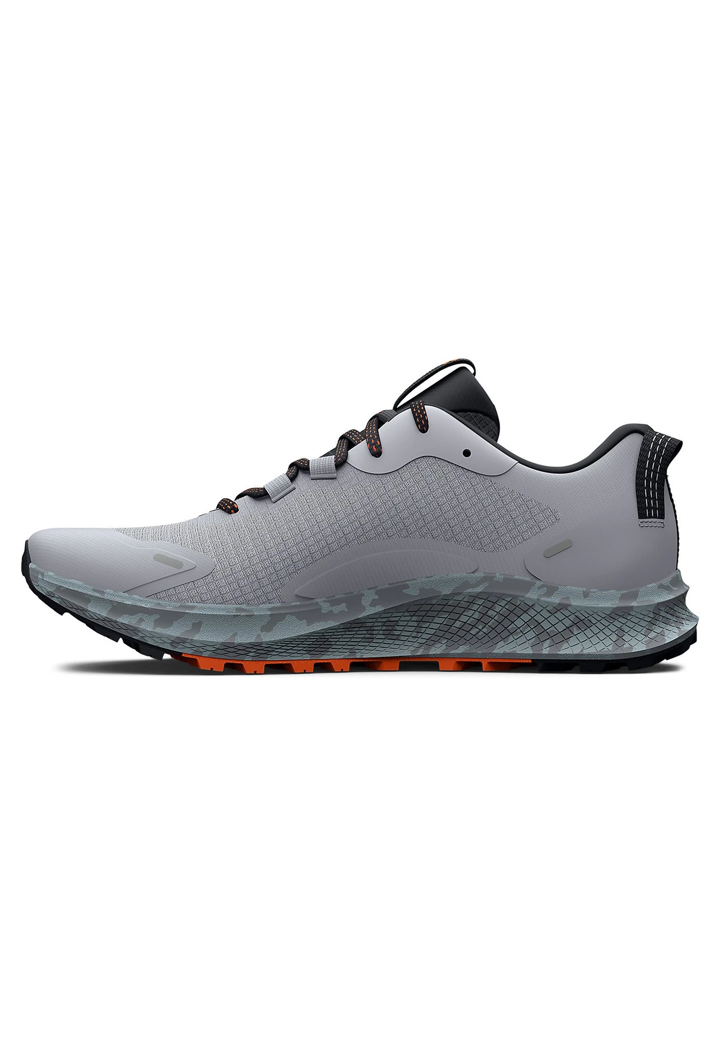 Under Armour UA CHARGED BANDIT TR 2 SP - Obuwie Do Biegania Szlak - Mod Gray / Black / Orange Blast - obrazek 6